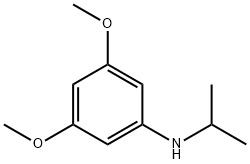 Benzenamine, 3,5-dimethoxy-N-(1-methylethyl)- Struktur