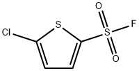 5-氯-2-噻吩磺酰氟-,108158-05-0,结构式