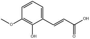 2-?Propenoic acid, 3-?(2-?hydroxy-?3-?methoxyphenyl)?-?, (2E)?- Structure