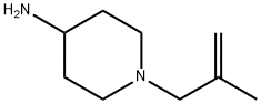 1-(2-Methylprop-2-en-1-yl)piperidin-4-amine Structure