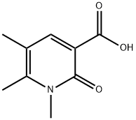 1,5,6-三甲基-2-氧代-1,2-二氢吡啶-3-羧酸 结构式