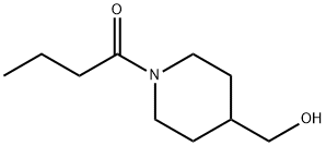 1-Butanone, 1-[4-(hydroxymethyl)-1-piperidinyl]- Struktur