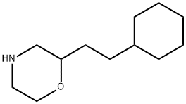 Morpholine,2-(2-cyclohexylethyl)- Structure