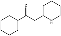 Ethanone, 1-cyclohexyl-2-(2-piperidinyl)- 化学構造式