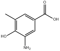 3-Amino-4-hydroxy-5-methyl-benzoic acid Structure