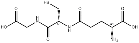 Glycine, N-(N-D-γ-glutamyl-L-cysteinyl)- Struktur