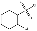2-Chlorocyclohexane-1-sulfonyl Chloride 化学構造式