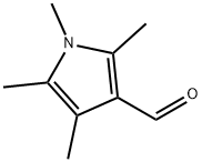 1,2,4,5-テトラメチル-1H-ピロール-3-カルブアルデヒド 化学構造式