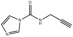 N-(丙-2-炔-1-基)-1H-咪唑-1-甲酰胺 结构式