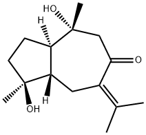 Isozedoarondiol Struktur