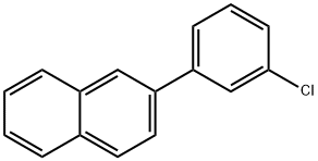 NAPHTHALENE, 2-(3-CHLOROPHENYL)-,1088963-98-7,结构式