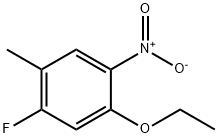 Benzene, 1-ethoxy-5-fluoro-4-methyl-2-nitro- Struktur