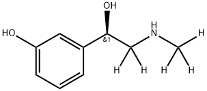 L-Phenylephrine-d5 结构式