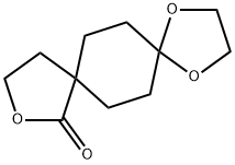 1,4,10-Trioxa-dispiro[4.2.4.2]tetradecan-11-one Struktur