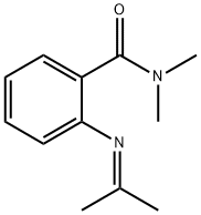 Benzamide, N,N-dimethyl-2-[(1-methylethylidene)amino]- 化学構造式