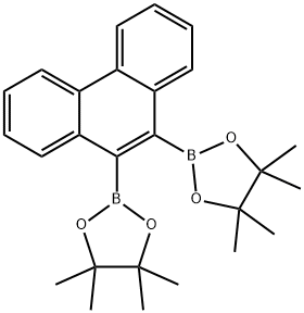 1,3,2-Dioxaborolane, 2,2'-(9,10-phenanthrenediyl)bis[4,4,5,5-tetramethyl- Struktur