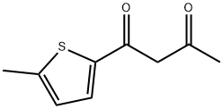 1,3-Butanedione, 1-(5-methyl-2-thienyl)- 化学構造式