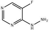 5-氟-4-肼基嘧啶, 1092307-06-6, 结构式