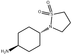 rac-2-[(1r,4r)-4-aminocyclohexyl]-1lambda6,2-thiazolidine-1,1-dione, trans Structure