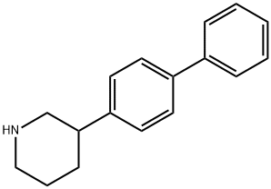 Piperidine, 3-[1,1'-biphenyl]-4-yl- Struktur