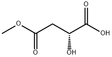 Butanedioic acid, 2-hydroxy-, 4-methyl ester, (2R)- Struktur