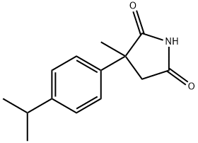 3-Methyl-3-[4-(propan-2-yl)phenyl]pyrrolidine-2,5-dione Structure