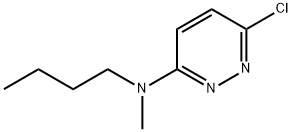 3-Pyridazinamine, N-butyl-6-chloro-N-methyl- 化学構造式