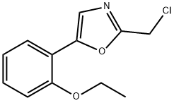 Oxazole, 2-(chloromethyl)-5-(2-ethoxyphenyl)- Struktur