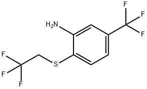 2-[(2,2,2-三氟乙基)硫烷基]-5-(三氟甲基)苯胺, 1094403-82-3, 结构式