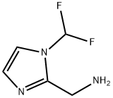 1-(二氟甲基)-1H-咪唑-2-基]甲胺,1094415-91-4,结构式