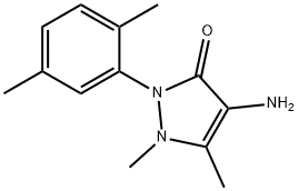 3H-Pyrazol-3-one, 4-amino-2-(2,5-dimethylphenyl)-1,2-dihydro-1,5-dimethyl-|4-氨基-2-(2,5-二甲基苯基)-1,5-二甲基-2,3-二氢-1H-吡唑-3-酮