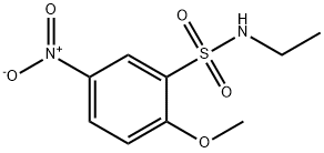 N-Ethyl-2-methoxy-5-nitrobenzenesulfonamide 化学構造式