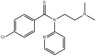 Benzenecarbothioamide, 4-chloro-N-[2-(dimethylamino)ethyl]-N-2-pyridinyl-,109475-91-4,结构式
