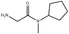 2-amino-N-cyclopentyl-N-methylacetamide Structure