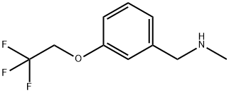 methyl[3-(2,2,2-trifluoroethoxy)benzyl]amine Structure