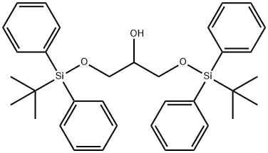 1,3-di-O-tert-butyldiphenylsilylglycerol Struktur