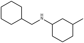 Cyclohexanemethanamine, N-(3-methylcyclohexyl)- Struktur