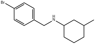 Benzenemethanamine, 4-bromo-N-(3-methylcyclohexyl)- 化学構造式