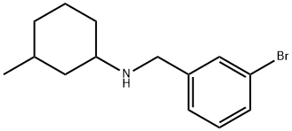 Benzenemethanamine, 3-bromo-N-(3-methylcyclohexyl)- Struktur