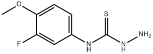 Hydrazinecarbothioamide, N-(3-fluoro-4-methoxyphenyl)-,1096922-85-8,结构式