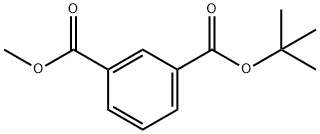 1-tert-Butyl 3-methyl benzene-1,3-dicarboxylate Struktur