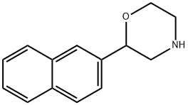 Morpholine,2-(2-naphthalenyl)- Structure