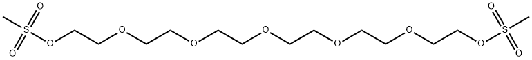 甲磺酸酯-七聚乙二醇-甲磺酸酯 结构式