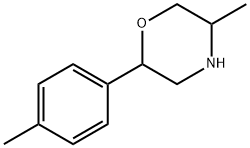 Morpholine,5-methyl-2-(4-methylphenyl)- Structure