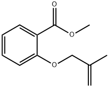 Benzoic acid, 2-[(2-methyl-2-propen-1-yl)oxy]-, methyl ester Structure