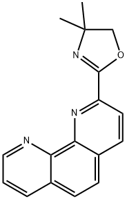 4,4-Dimethyl-2-(1,10-phenanthrolin-2-yl)-4,5-dihydrooxazole Structure