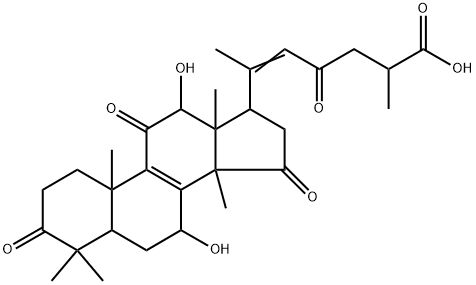 灵芝烯酸E, 110241-23-1, 结构式