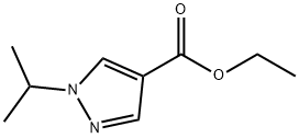 ethyl 1-propan-2-ylpyrazole-4-carboxylate 化学構造式
