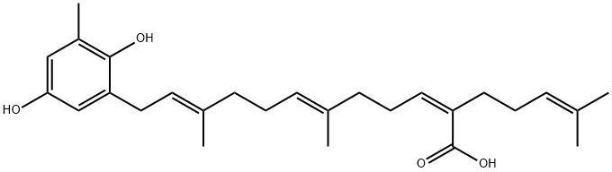 サルガヒドロキン酸 化学構造式