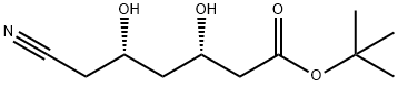 (3S,5S)-6-Cyano-3,5-dihydroxyhexanoic Acid 1,1-Dimethylethyl Ester,1105067-92-2,结构式